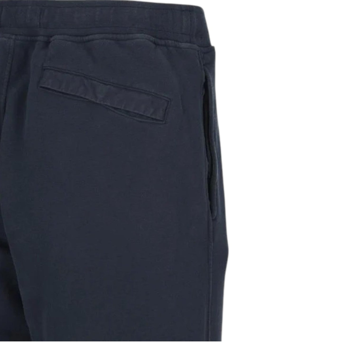 Stone Island, Navy Fleece Joggers Organic Cotton