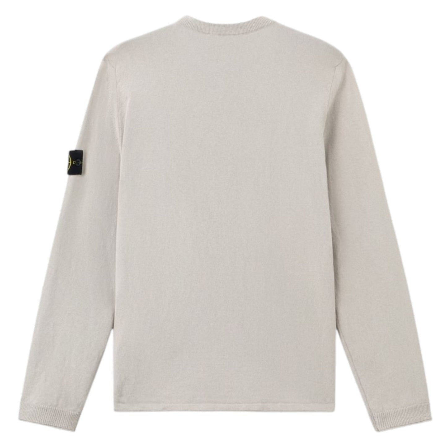 Stone Island Light Raw Hand Organic Pearl Grey Sweatshirt