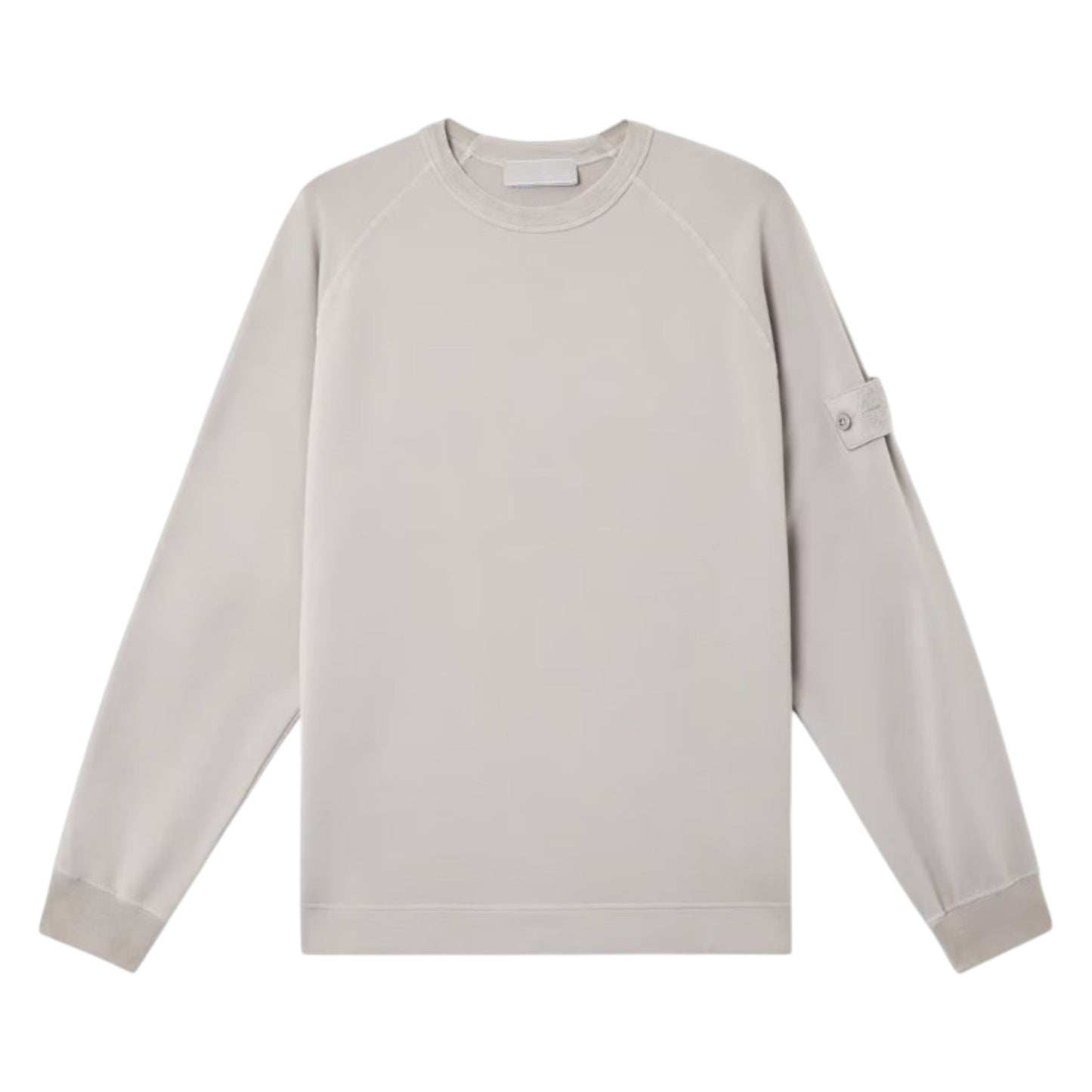 Stone Island Cotton Fleece Dust Grey Ghost Sweatshirt