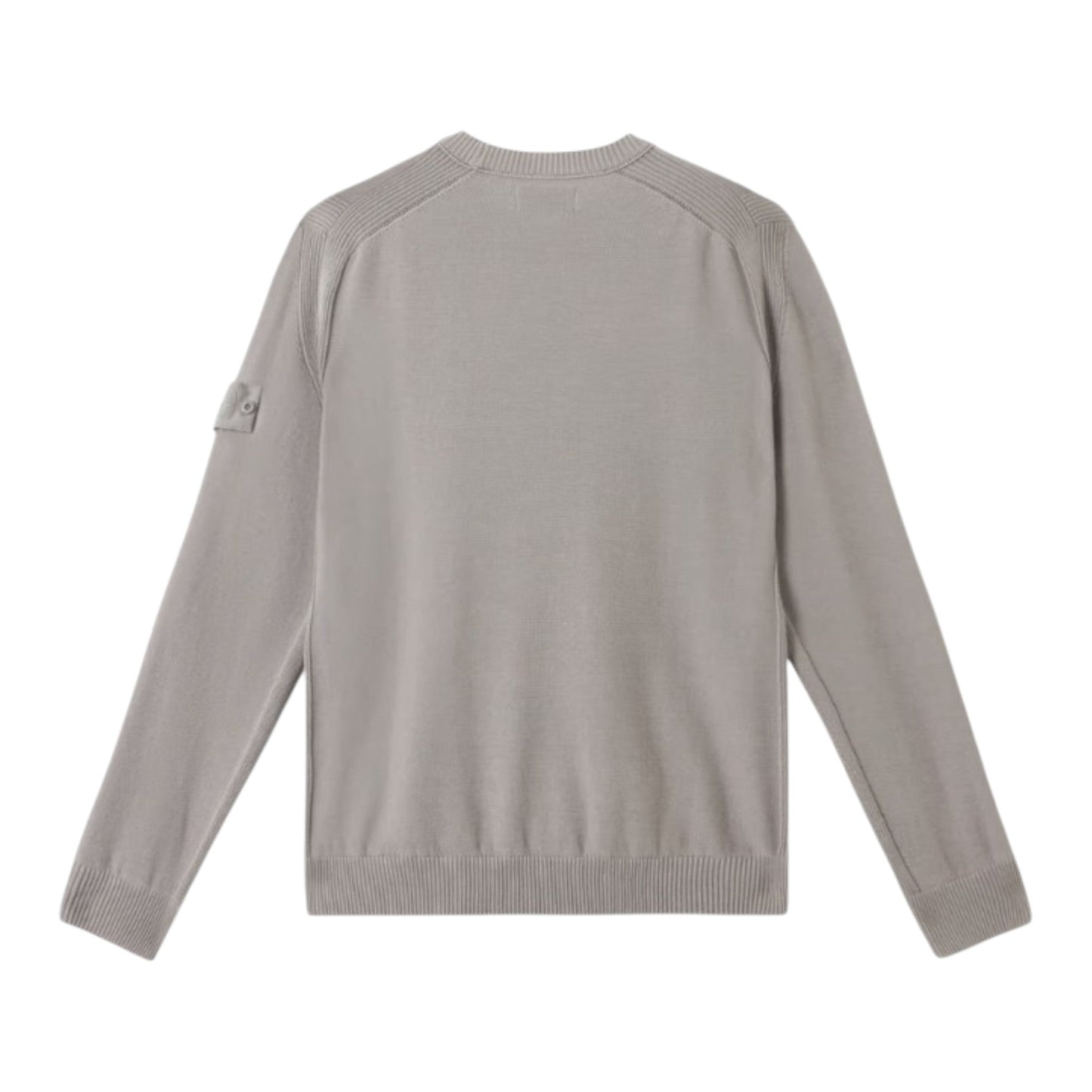 Stone Island Cotton Cashmere Dust Grey Ghost Sweatshirt