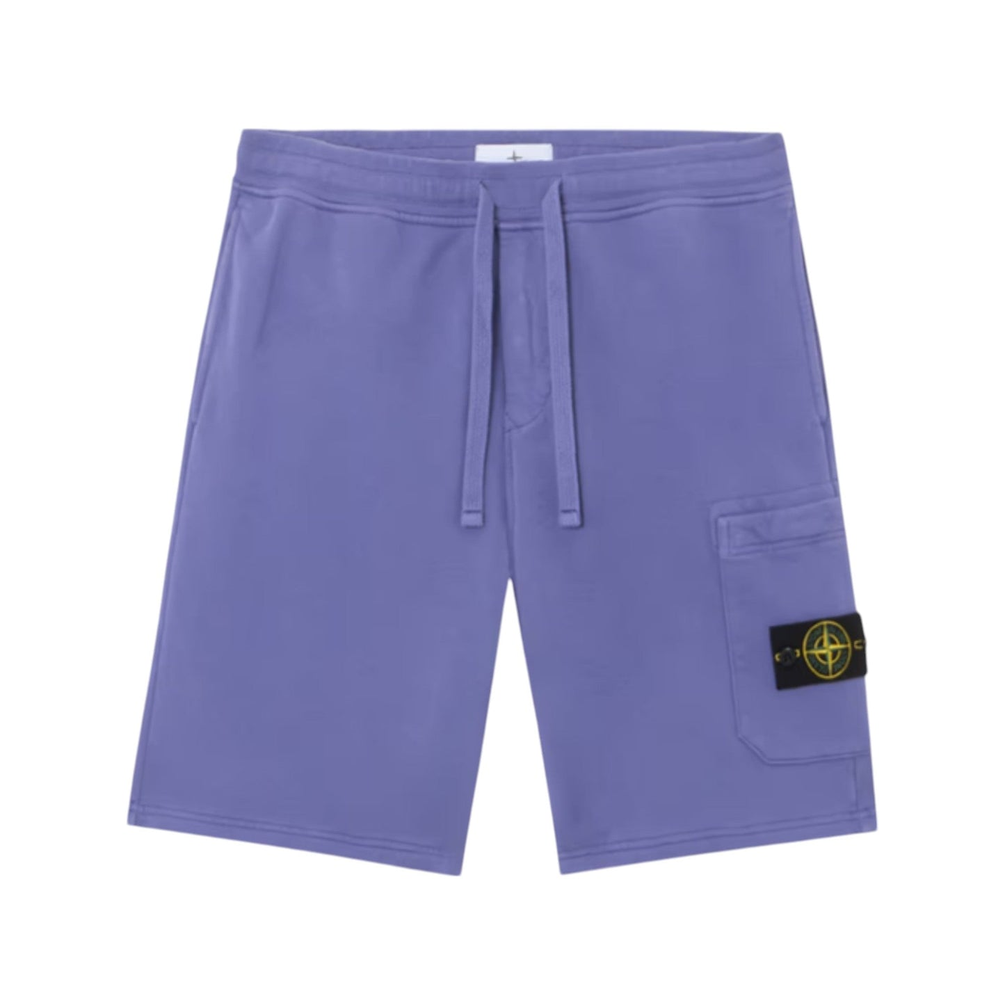 Stone Island Bermuda Cargo Lilac Cotton Shorts