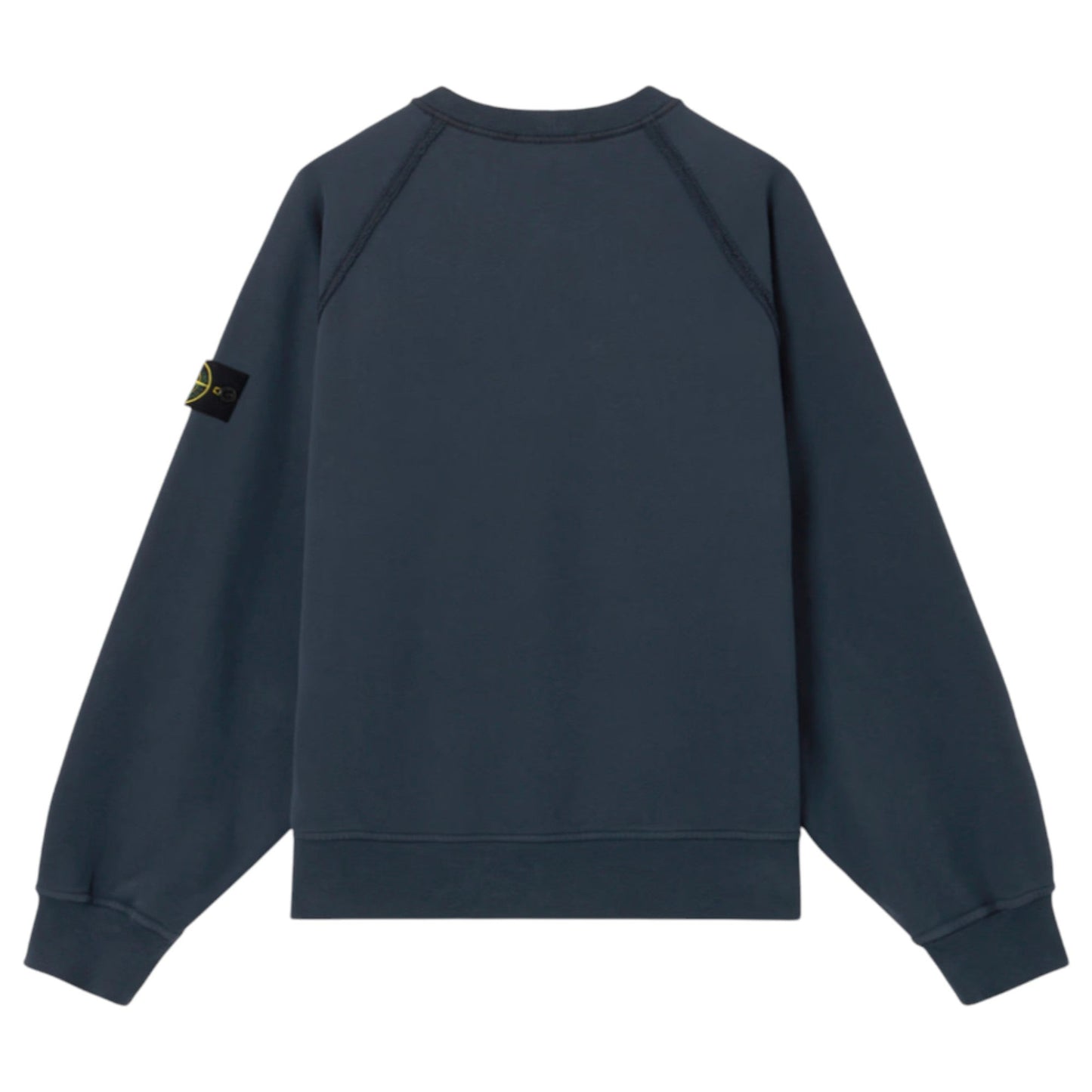 Stone Island Brushed Organic Navy Sweatshirt