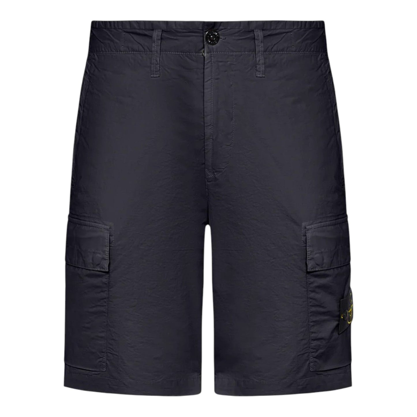 Stone Island Navy Bermuda Cargo Shorts