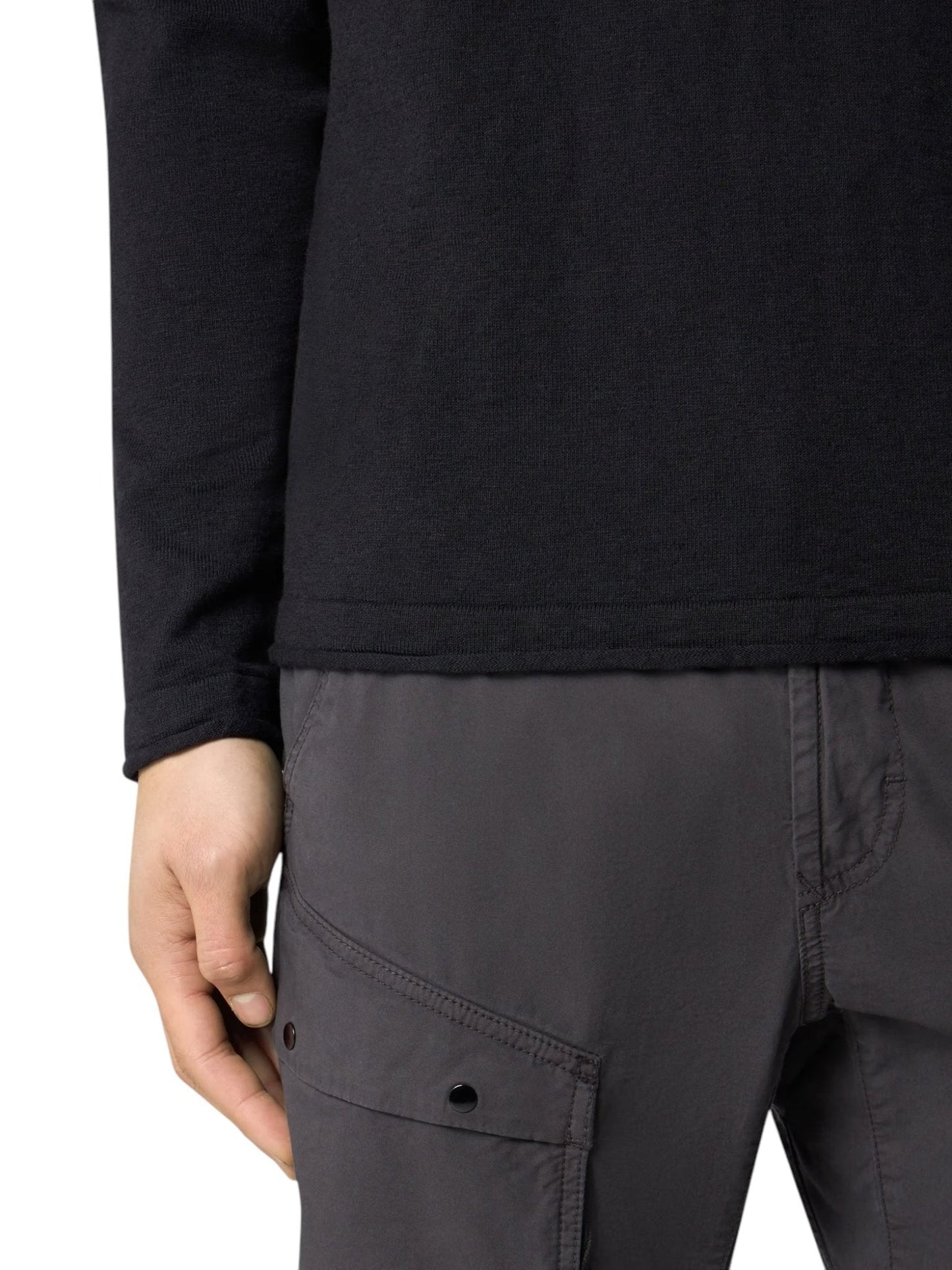 Stone Island, Navy Light Knit Crewneck Jumper