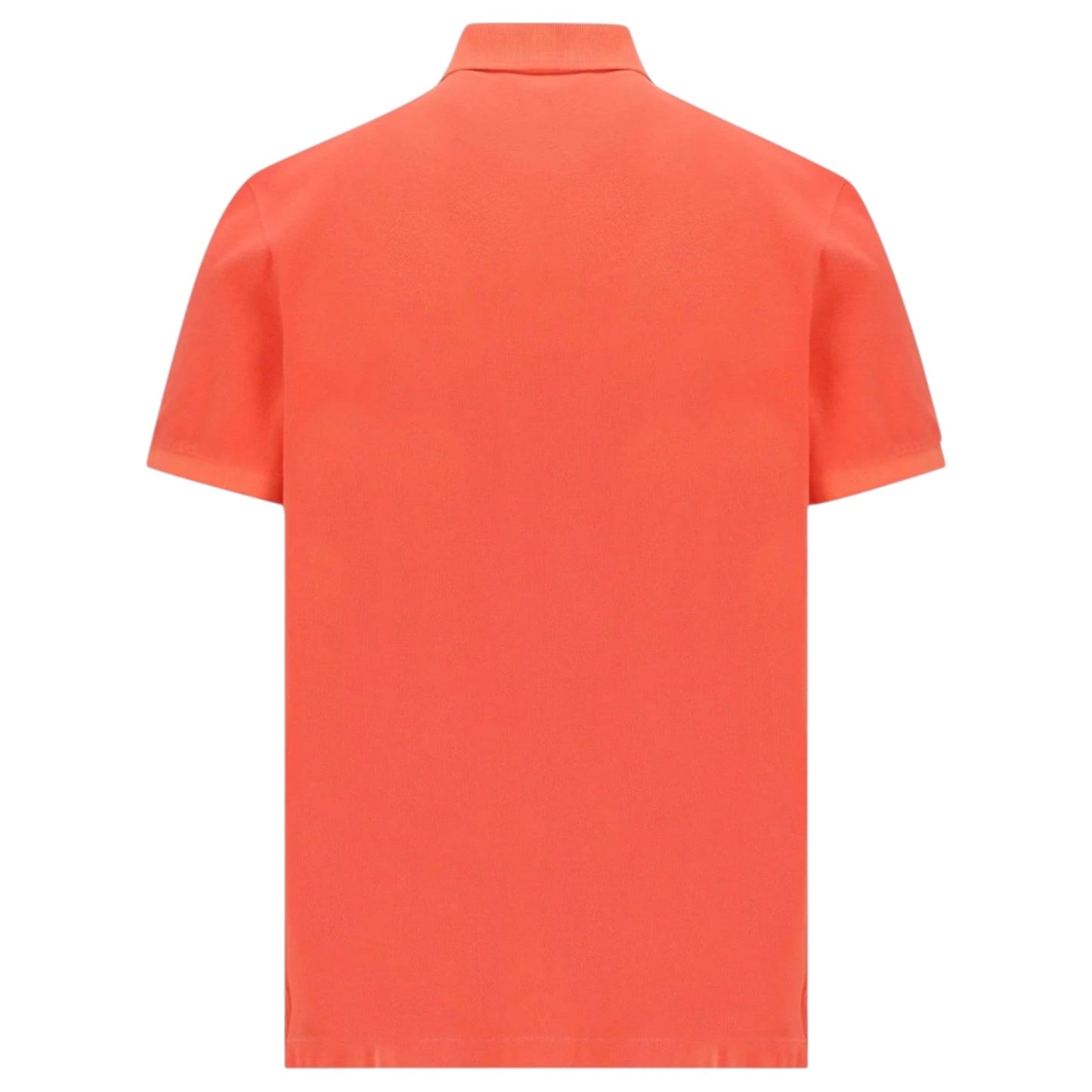 Stone Island, Slim Fit Papaya Polo Shirt with Compass Patch