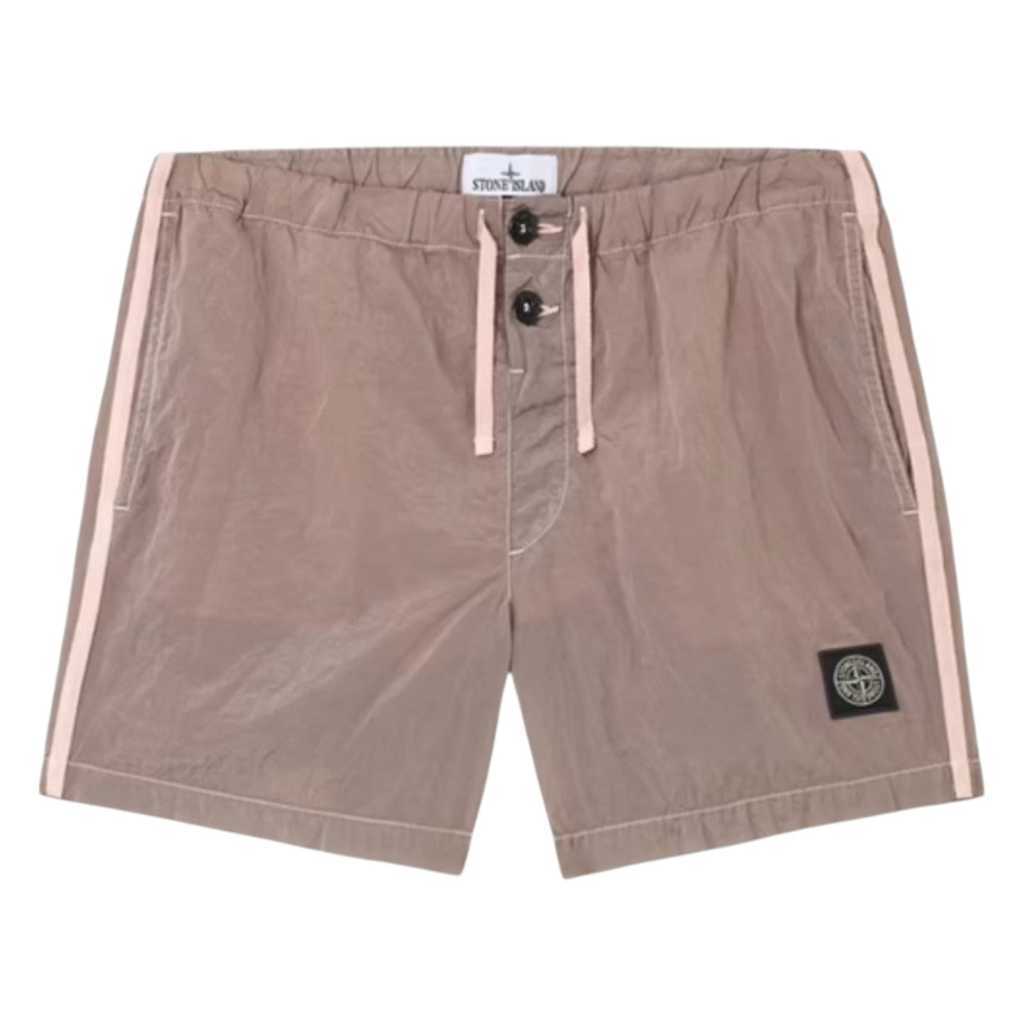 Stone Island, Slim fit swim trunks with pockets - True Labels