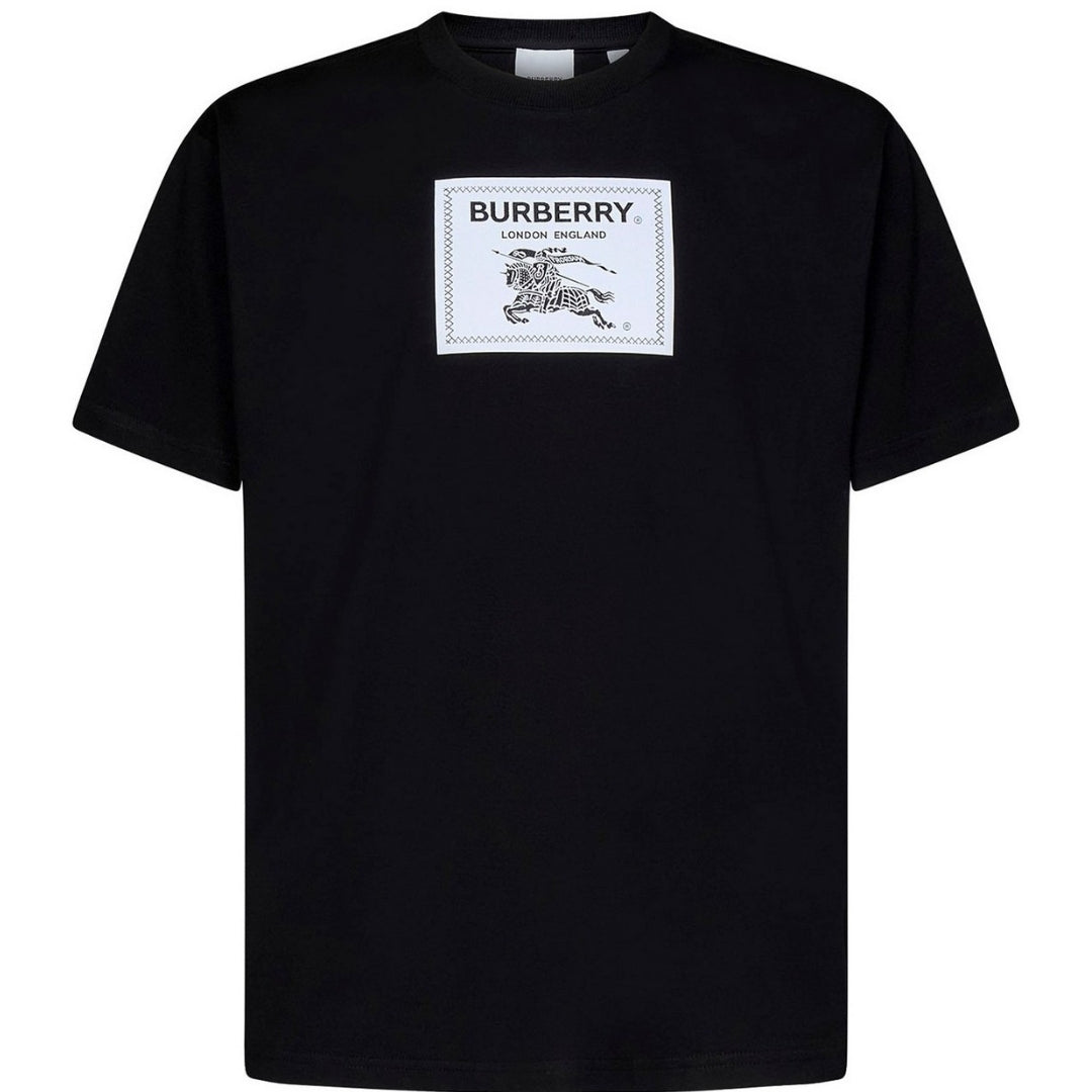 Burberry Box Logo Black T Shirt