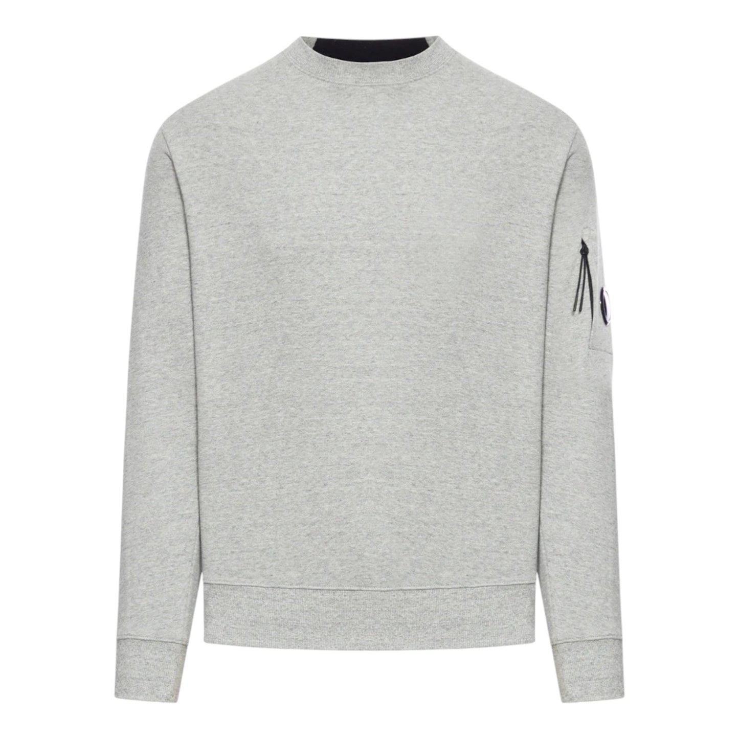 C.P. Company Diagonal Raised Fleece Lens Grey Sweatshirt