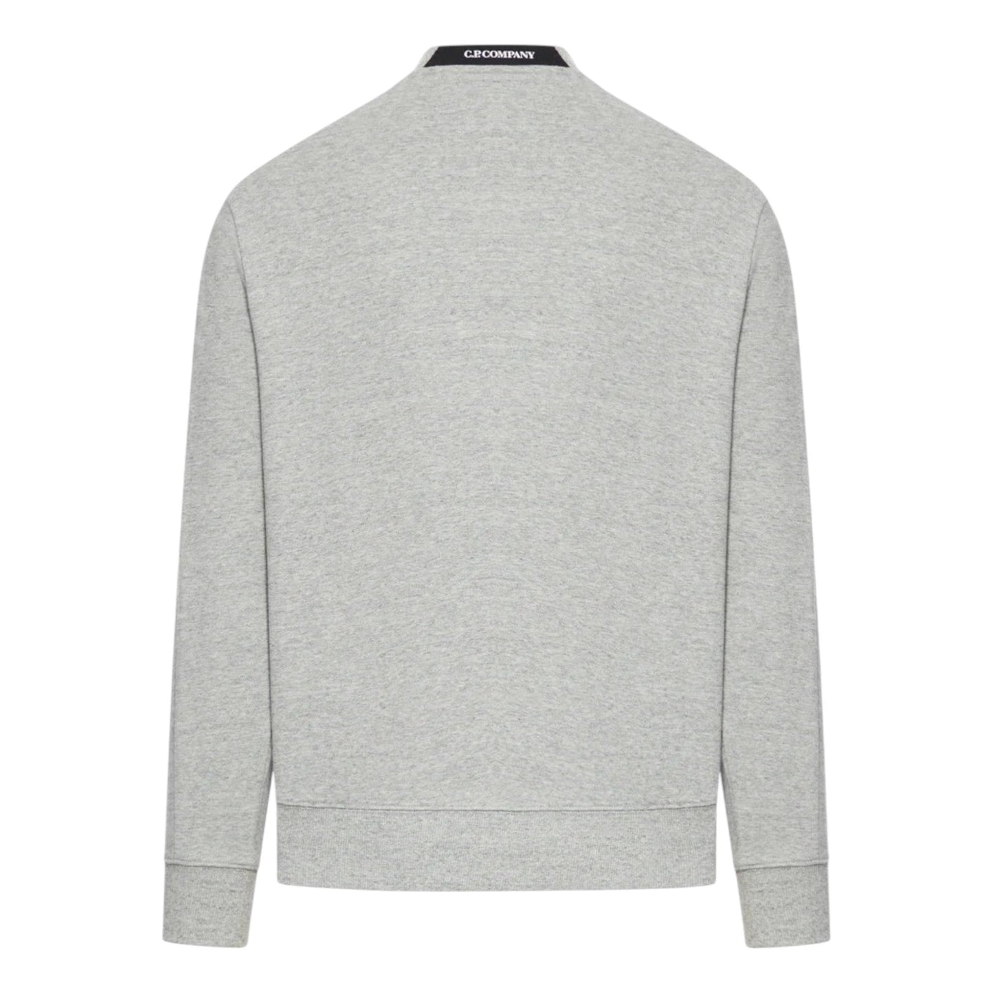 C.P. Company Diagonal Raised Fleece Lens Grey Sweatshirt