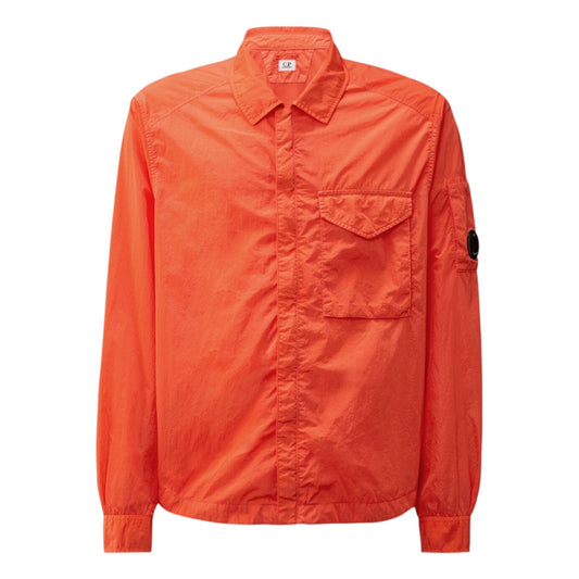 C.P. Company Chrome-R Full Zip Orange Overshirt