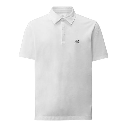 C.P Company White Polo Shirt