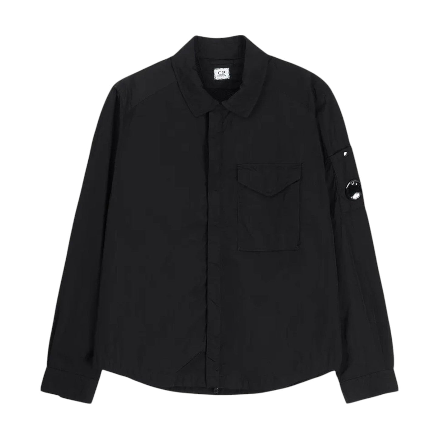 C.P. Company Black Lens Chrome-R Nylon Overshirt