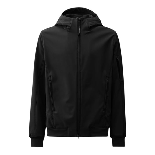 C.P. Company Black Shell-R Softshell Black Jacket