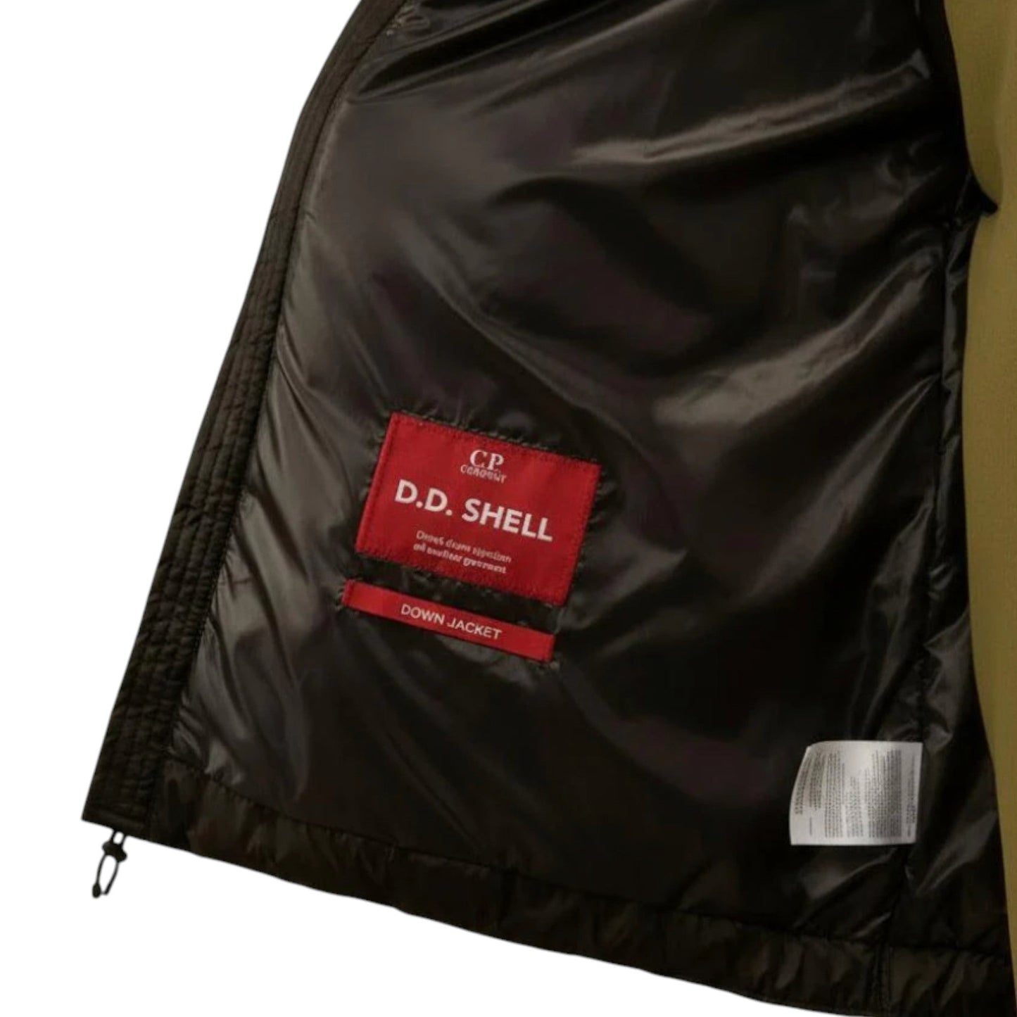 C.P Company D.D. Shell Goggle Down Black Gilet