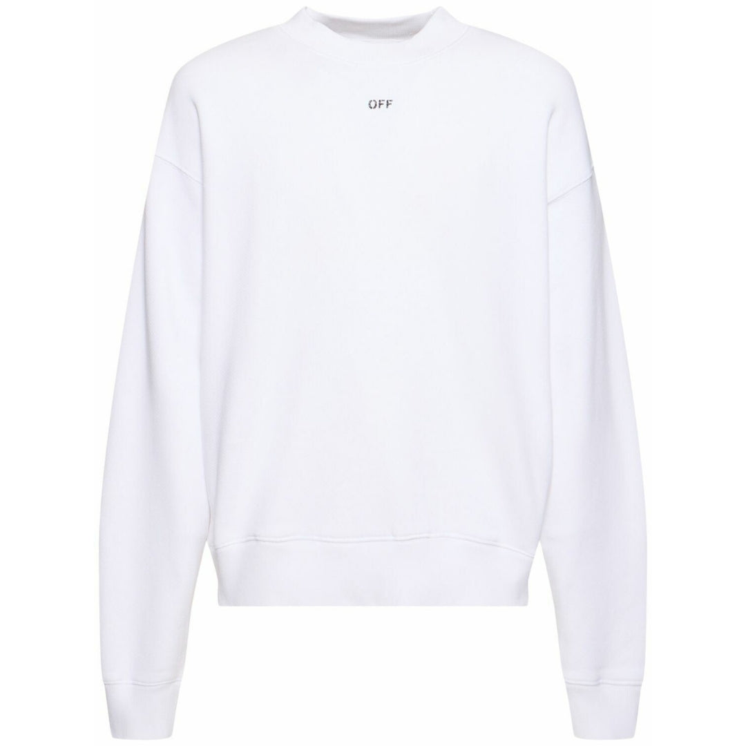 Off-White Off Stamp Skate Crewneck White XXL