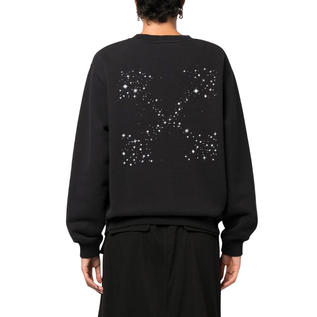 Off-White Bling Stars Arrow Reg Crewneck Black XXS