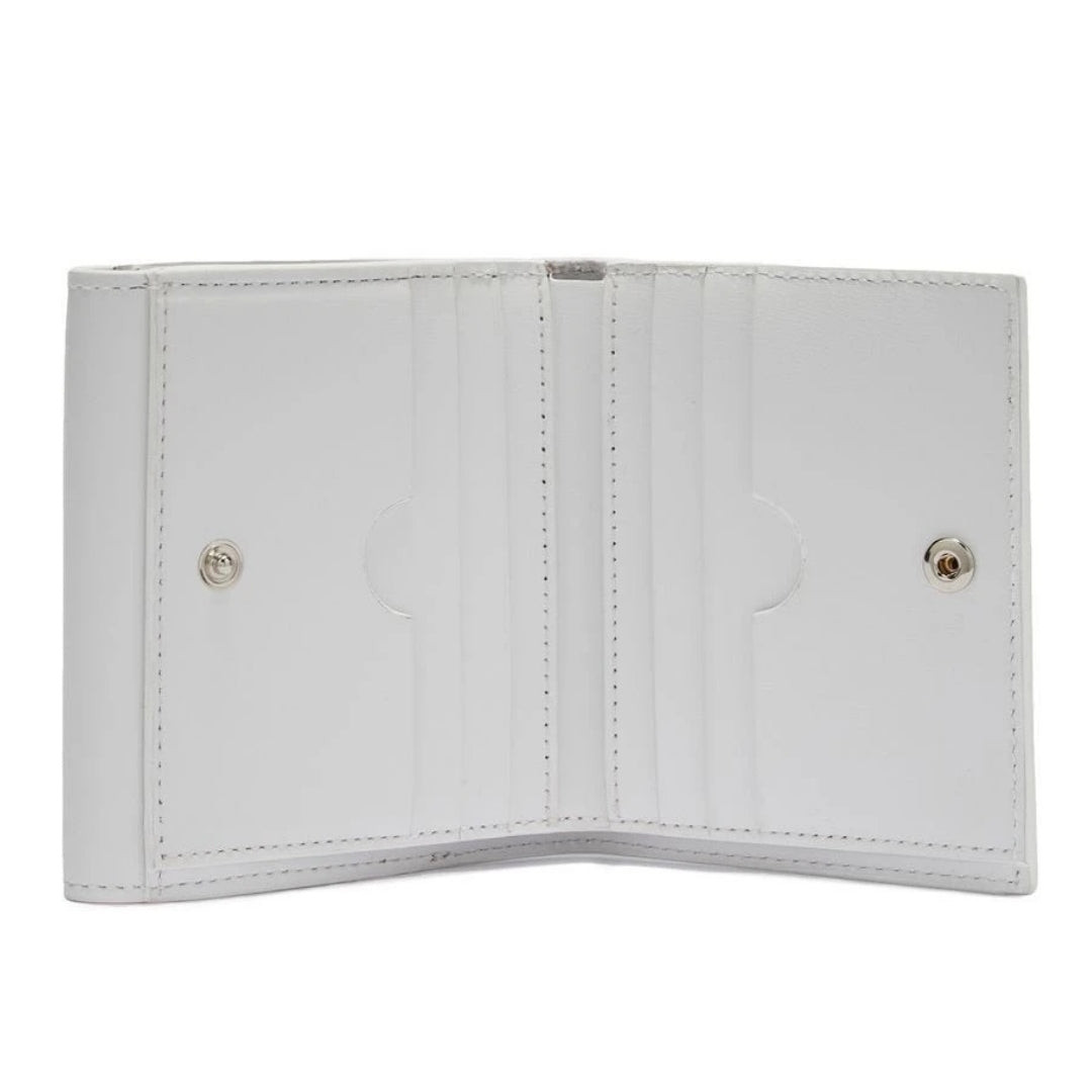 Off-White Quote Logo White Jitney French Purse