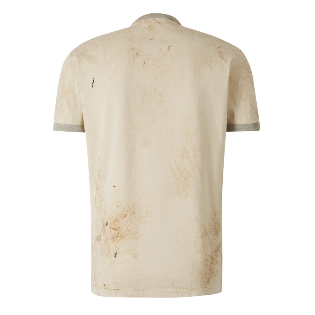 Dsquared2 Contrast Graphic T-Shirt Champagne S