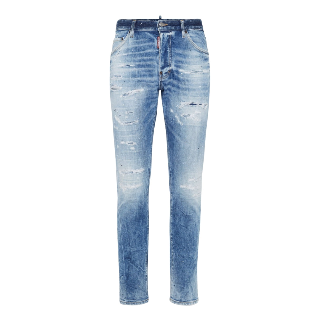 Dsquared2 Light Scarface Wash Cool Guy Jeans Navy Blue W30