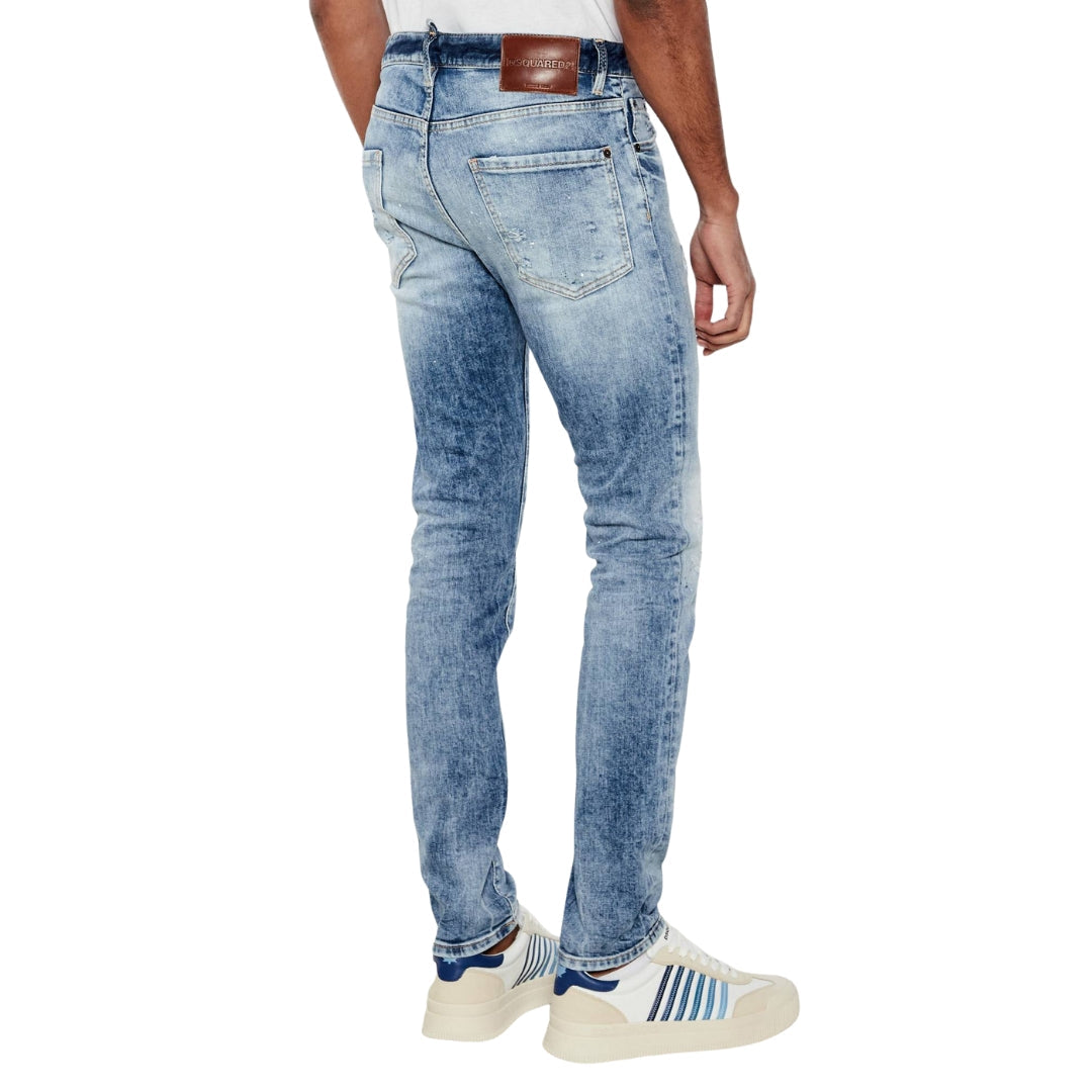 Dsquared2 Light Scarface Wash Cool Guy Jeans Navy Blue W30