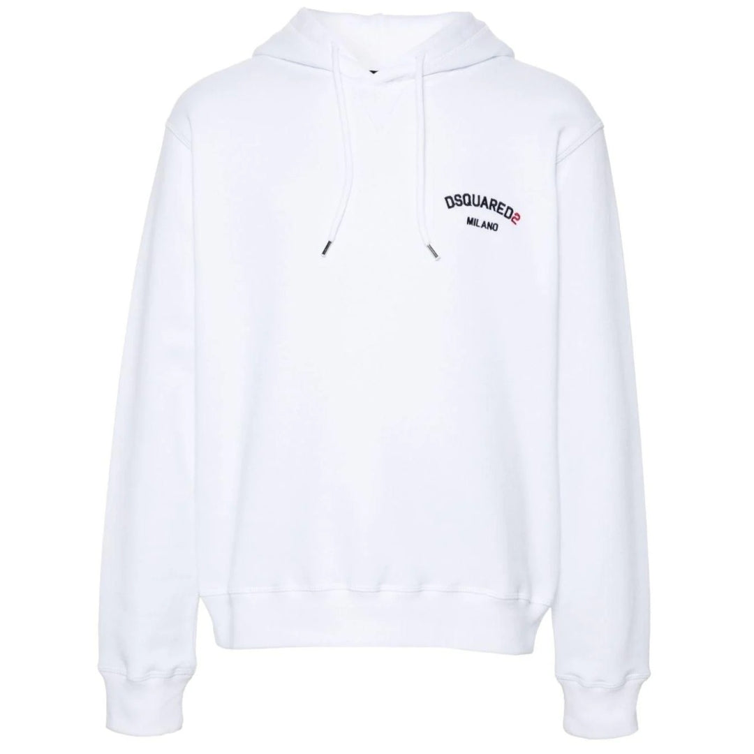 Dsquared2 Cotton Hoodie White S