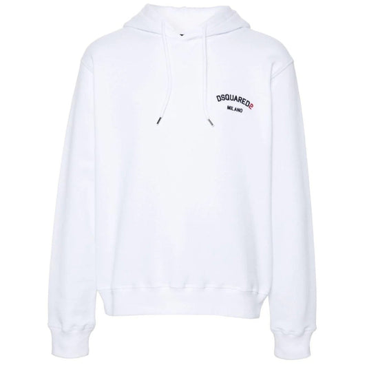 Dsquared2 Cotton Hoodie White S