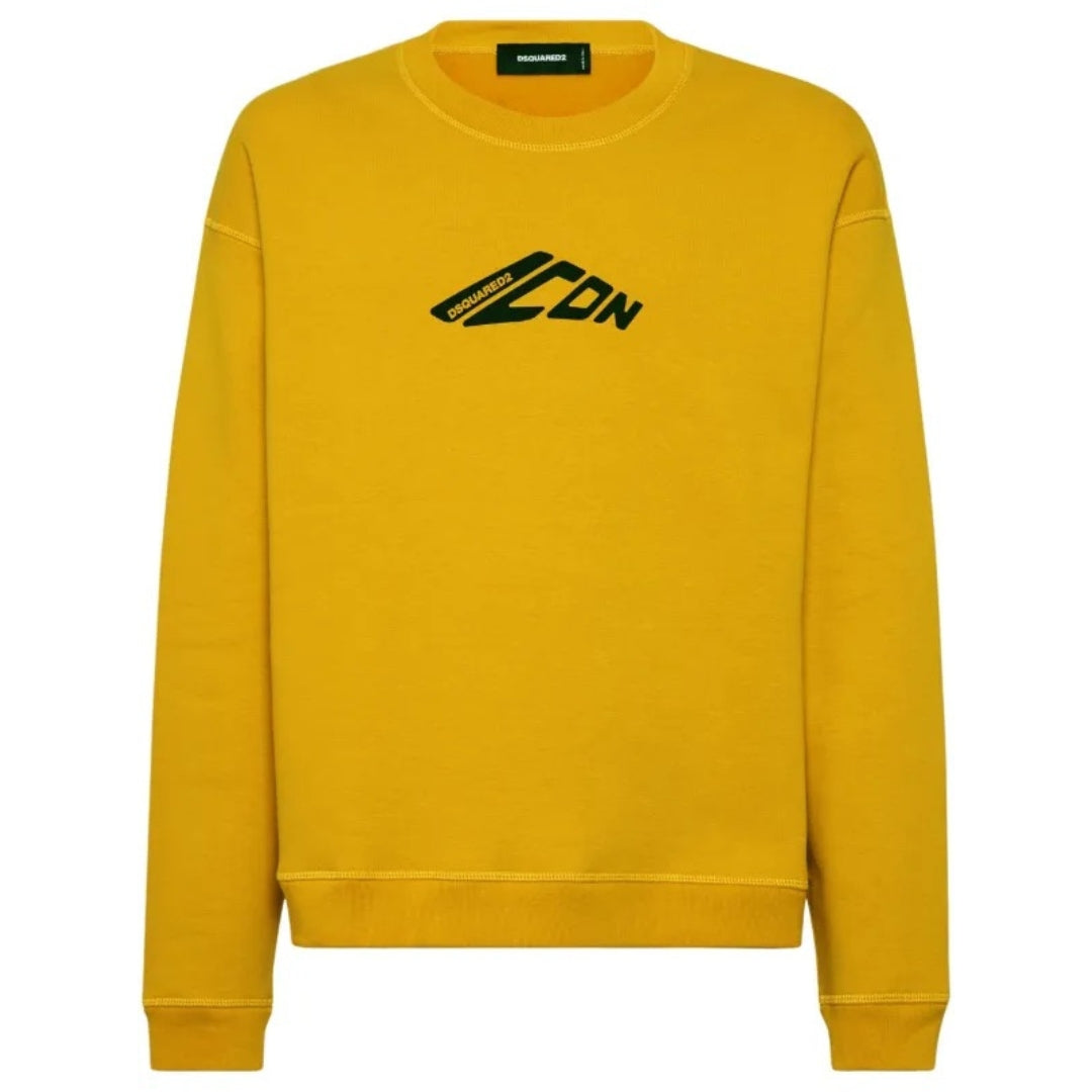 Dsquared2 Icon New Generation Relax Fit Sweatshirt Sunflower M
