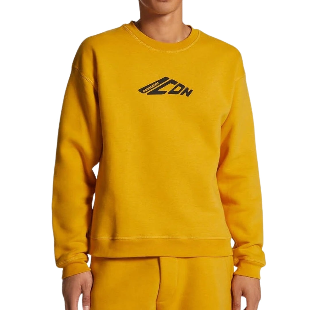 Dsquared2 Icon New Generation Relax Fit Sweatshirt Sunflower M