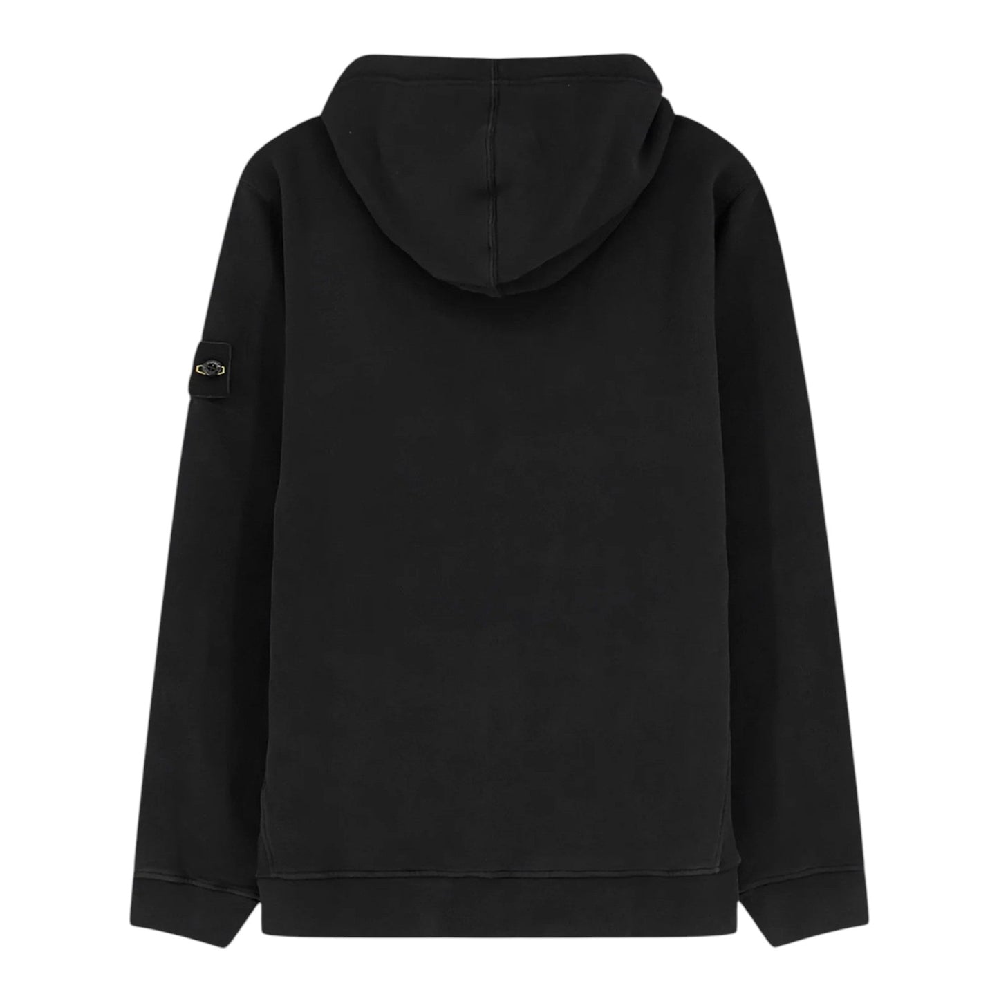 Stone Island Organic Cotton Black Hoodie