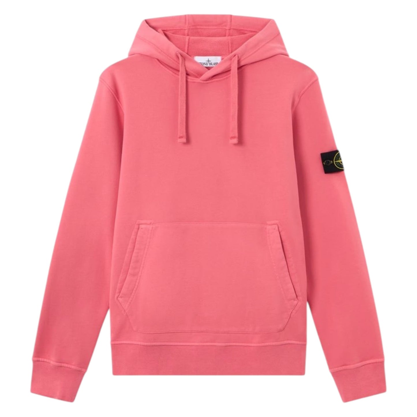 Stone Island Organic Cotton Geranium Pink Hoodie