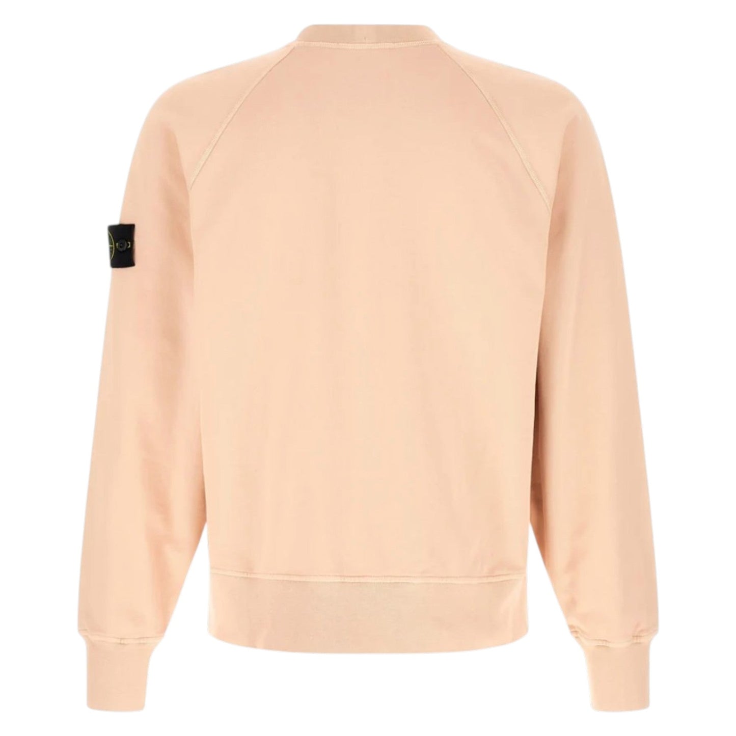 Stone Island Organic Cotton Pale Pink Peach Sweatshirt