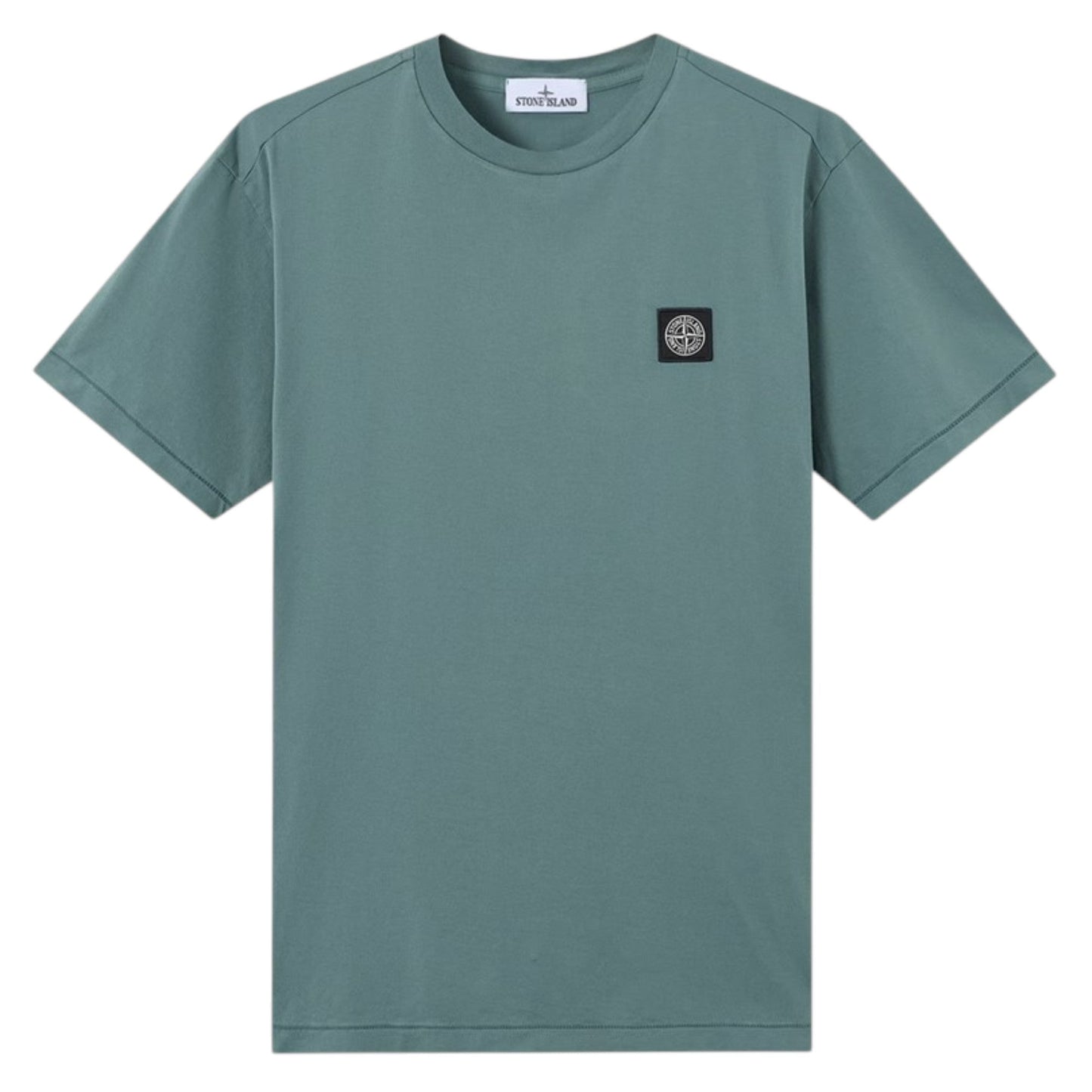 Stone Island Compass Patch Logo Ocean Green T-shirt