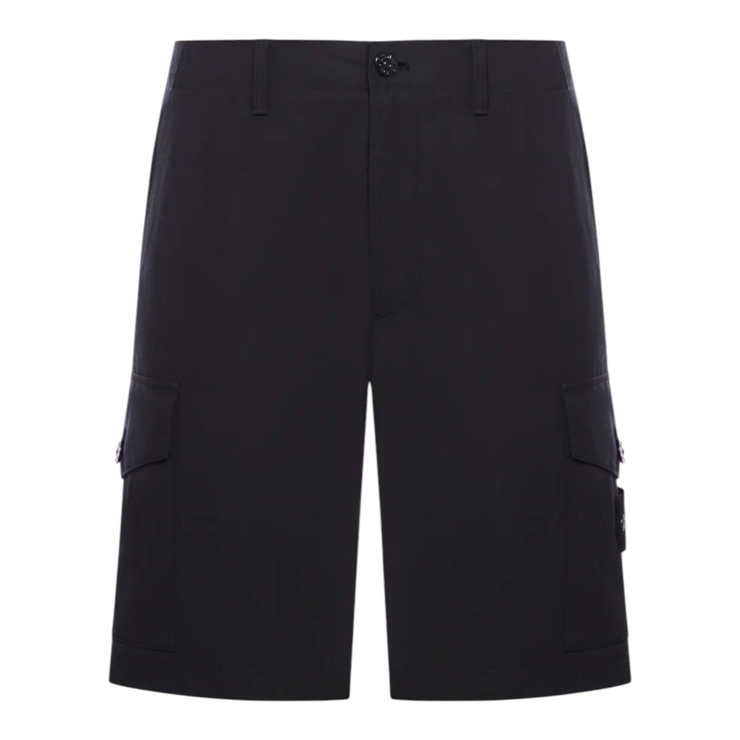 Stone Island Black Cargo Bermuda Ghost Shorts