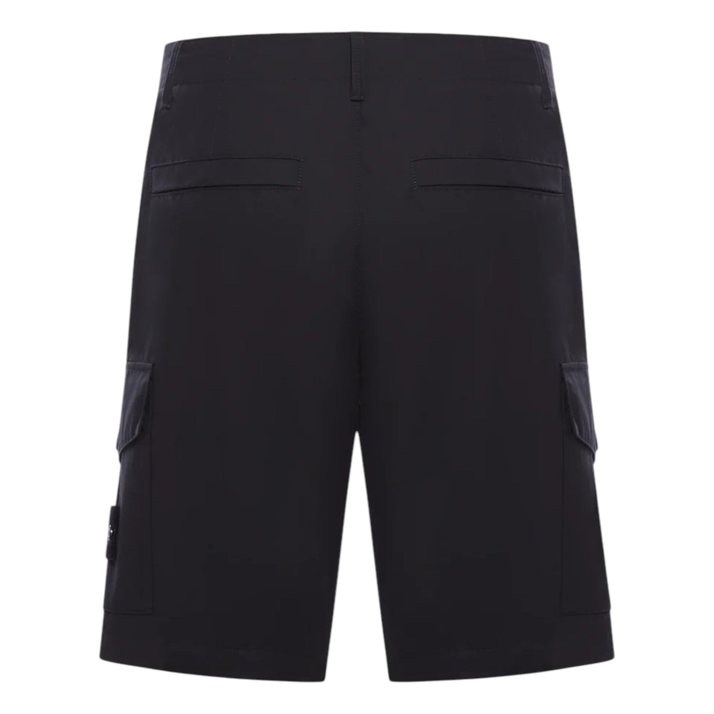 Stone Island Black Cargo Bermuda Ghost Shorts