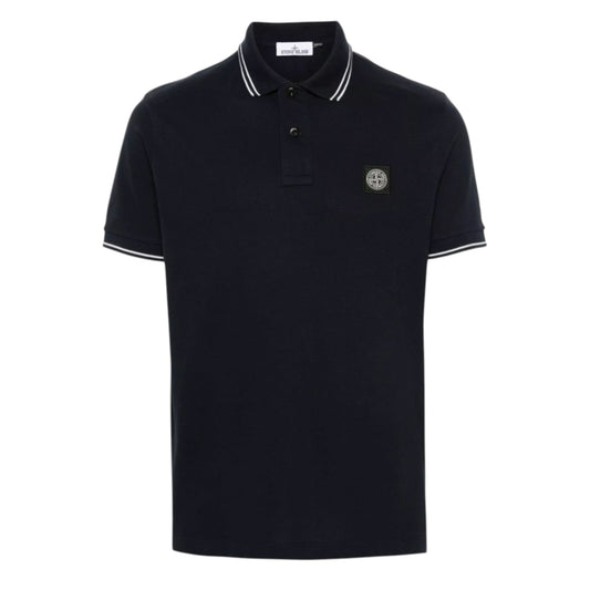 Stone Island Black Cotton Polo A