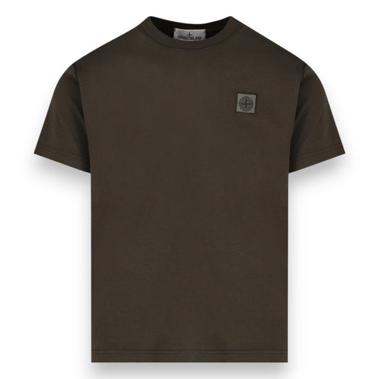 Stone Island, Fissato T-Shirt Military Green - True Labels