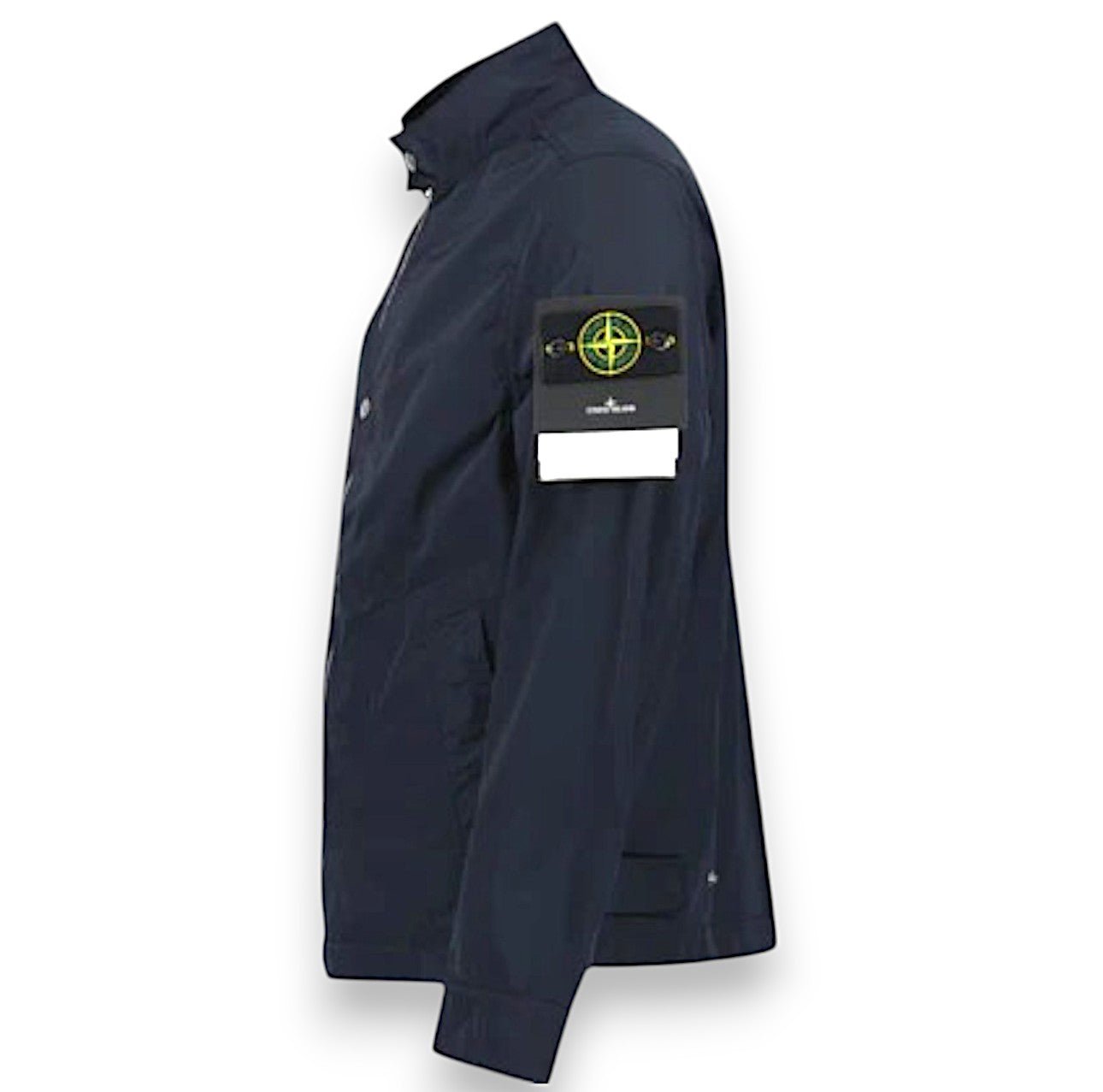 Stone Island, Micro Twill Blouson Navy Jacket