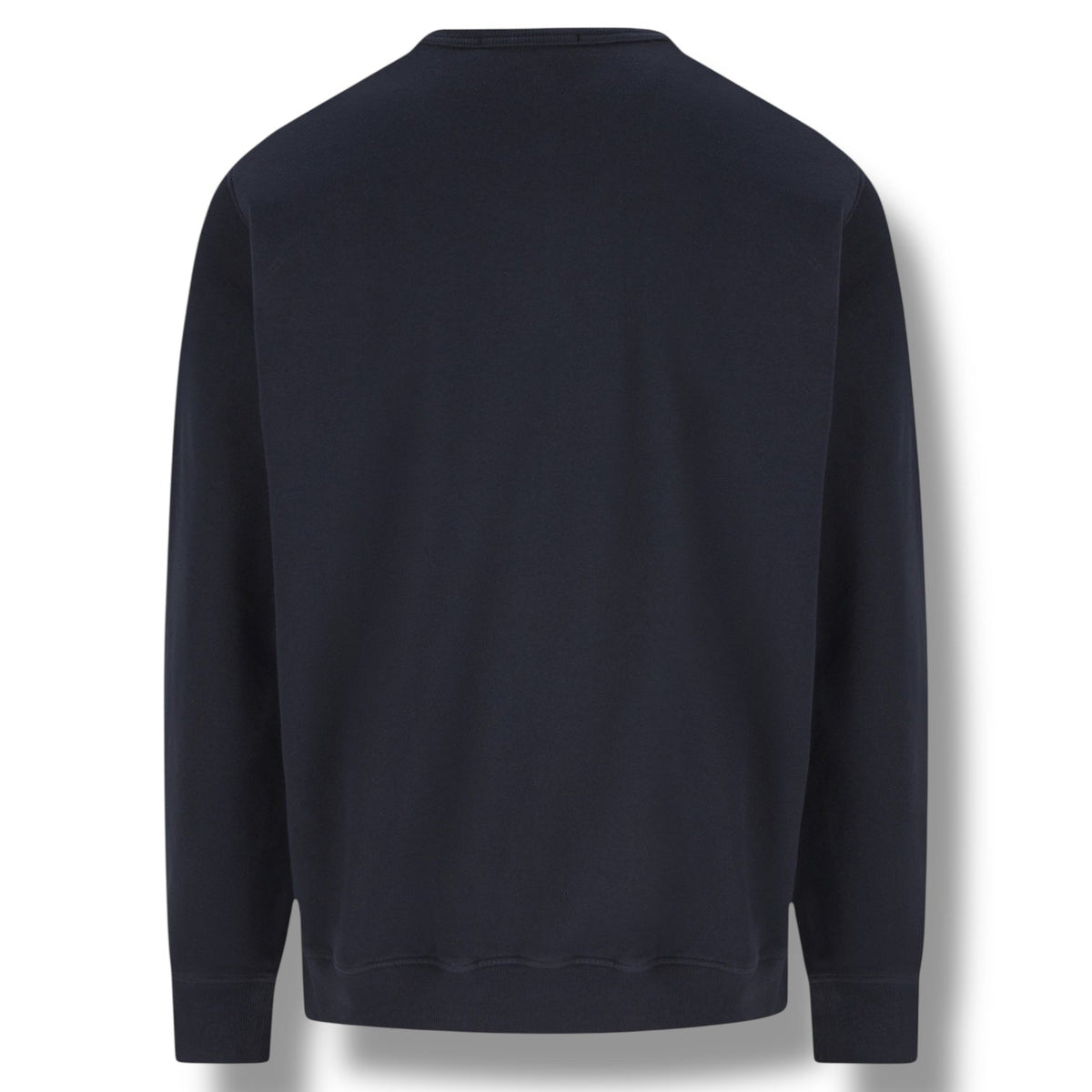 Stone Island, Navy Organic Cotton Sweatshirt - True Labels