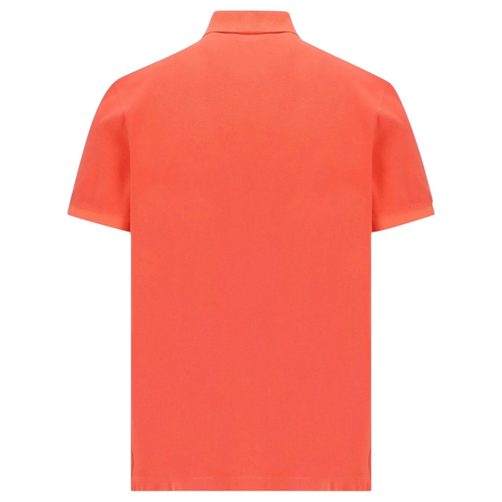 Stone Island, Slim Fit Papaya Polo Shirt with Compass Patch