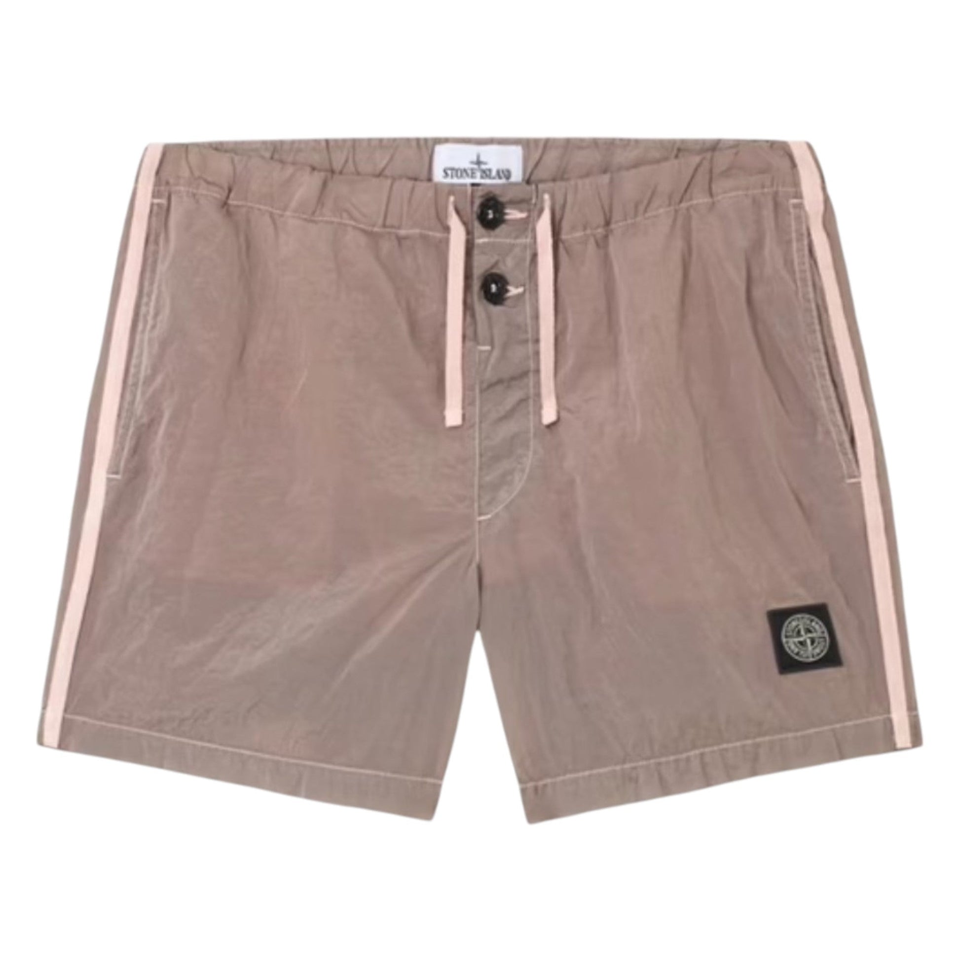 Stone Island, Slim fit swim trunks with pockets - True Labels